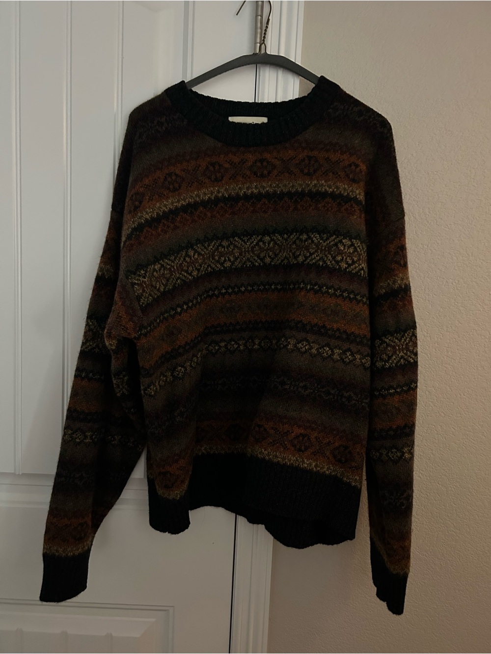 Vintage Fair Isle Crewneck Sweater